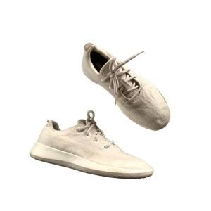 Allbirds Wool Runner Sneakers Shoes in Natural White, size 8